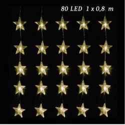 LED hviezdy závas 2x120 cm - 80 LED