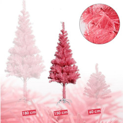 Vianočný stromček PVC- 150 cm - Pink