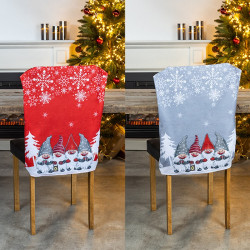 Vianočný návlek na stoličku 54758 - 57 x 47 cm