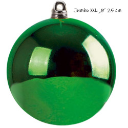 Vianočná Guľa Jumbo xxl ø 25 cm - Zelená