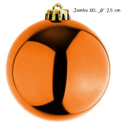 Vianočná Guľa Jumbo xxl ø 25 cm - Orange
