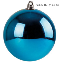 Vianočná Guľa Jumbo xxl ø 25 cm - Petrol
