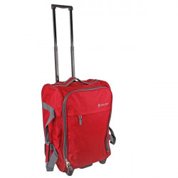 Cestovná taška na kolieskách TROLLEY - červena