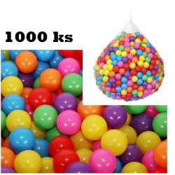 Plastové loptičky do bazéna 1000 ks- color