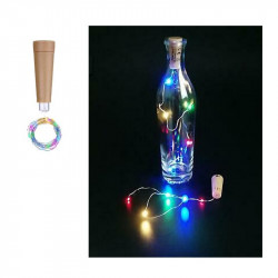 LED- plastová zátka na flaše RGB - 8 LED