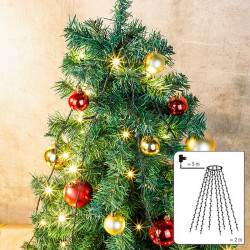 LED vianočná reťaz na stromček - 160LED