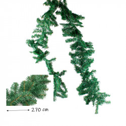 Vianočná Girlanda 270 cm - zelená