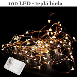 LED - svetelný drôt 100 led