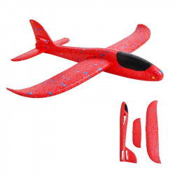 Penové lietadlo - červené 37 cm