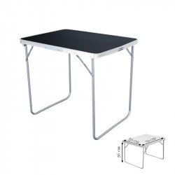Kempingový stôl skladací 70x50x59 cm - Black