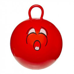 Skákacia lopta SMILLE 45 cm - červená