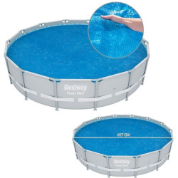 Solárna Plachta na bazén 457 cm - modrá