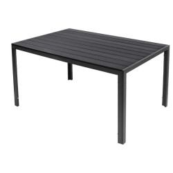 Záhradný stôl ALU -150x80x74 cm Pollywood