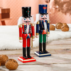 Luskáčik vianočná dekorácia drevený 18 cm